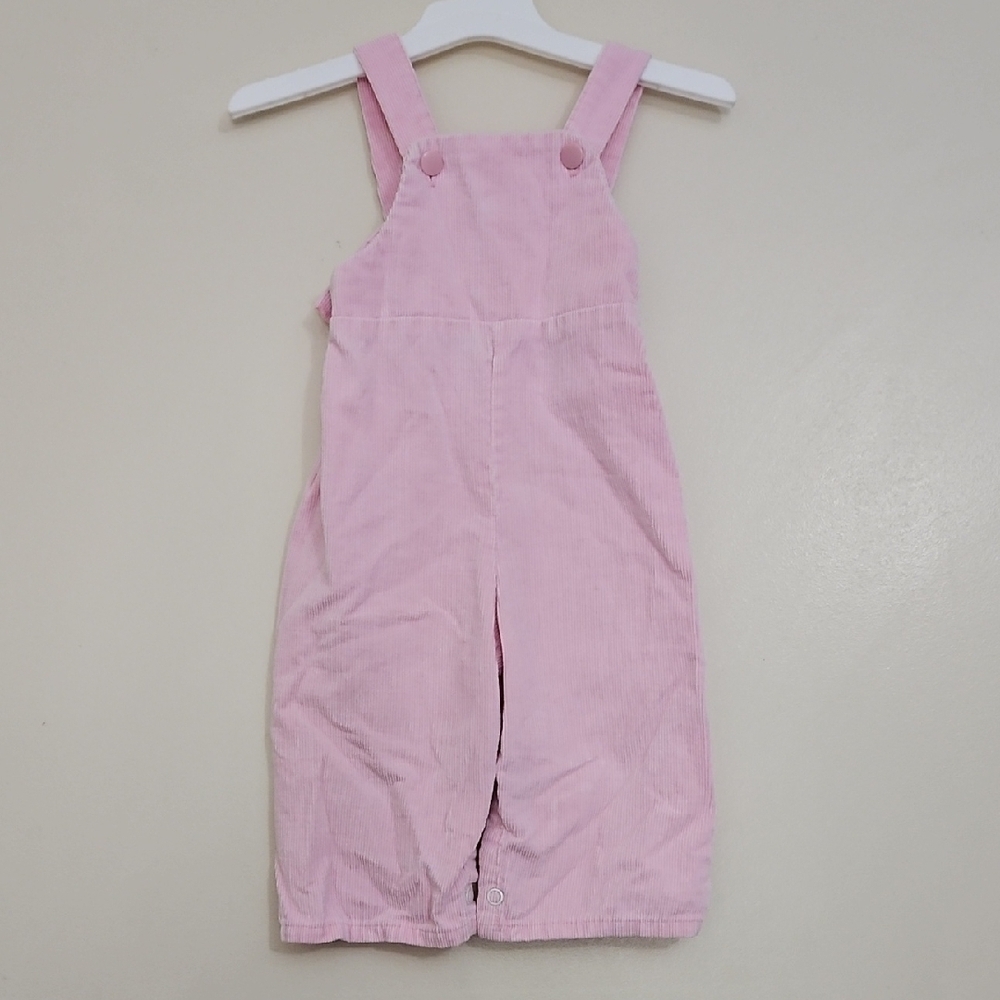 Vintage Stone Apparel Pink Corduroy Overall Sz 12mos Kids Made in USA